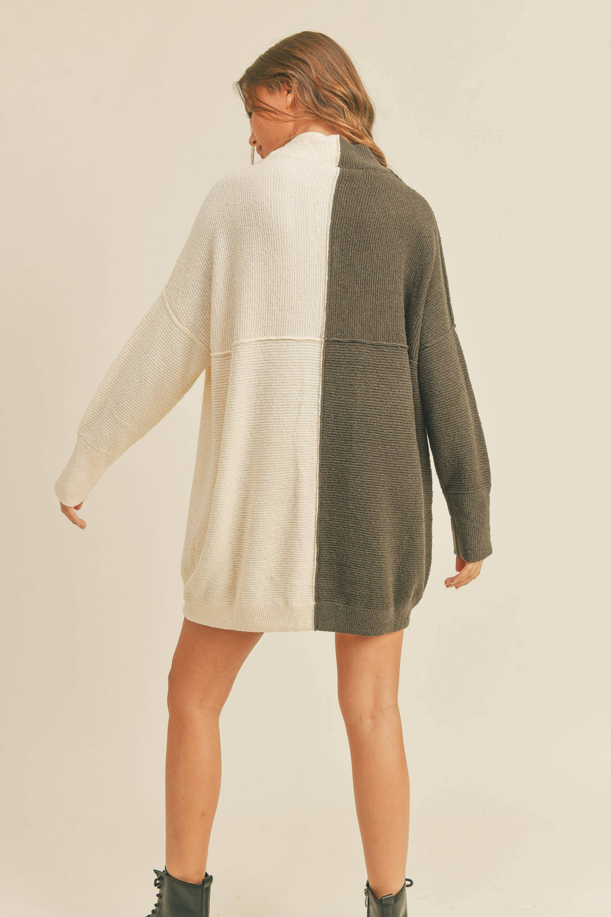 Topshop color 2024 block sweater