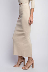 Elena Lurex Maxi Skirt