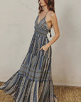 Sevilla Seaside Halter Maxi Dress