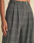 Camille Plaid Tailored Pants