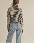 Stevie Striped Sweater Top