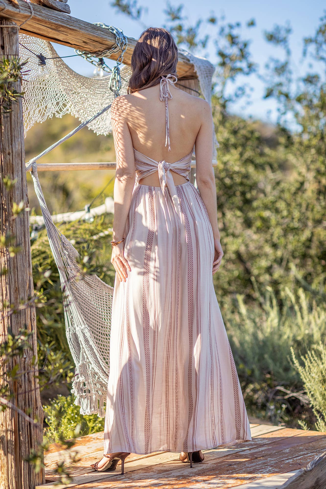 Aphrodite Linen Maxi Dress