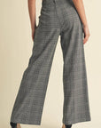 Camille Plaid Tailored Pants