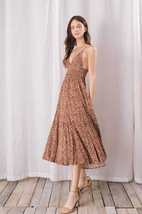 Dara Floral Empire Maxi Dress