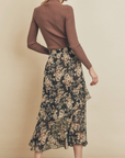 Miles of Side Slit Midi Skirt