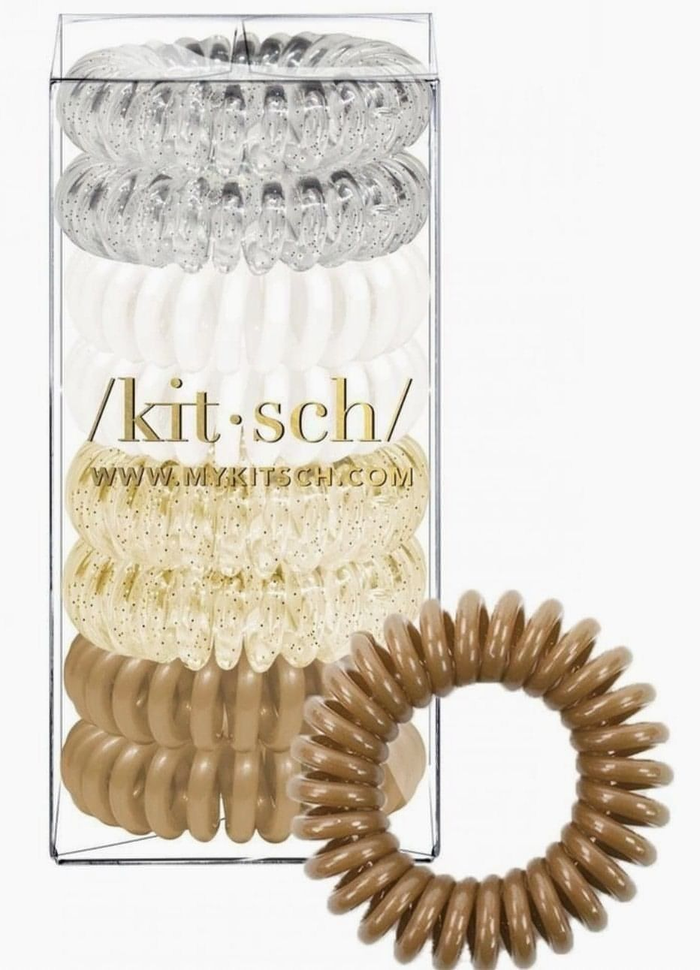 Spiral Hair Ties 8 Pack