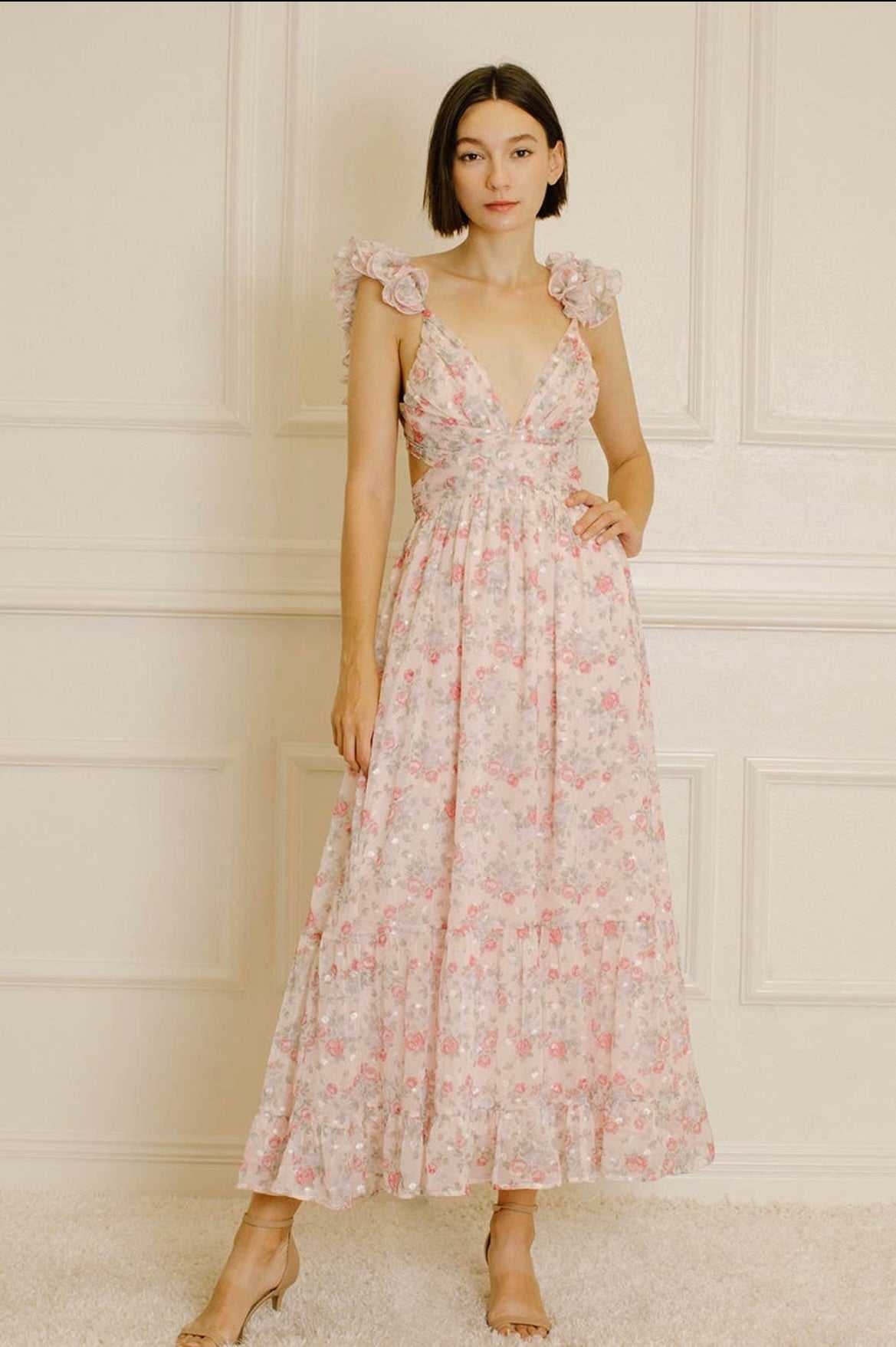 Veronica Floral Maxi Dress