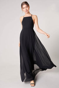 Divine High Neck Backless Maxi Dress