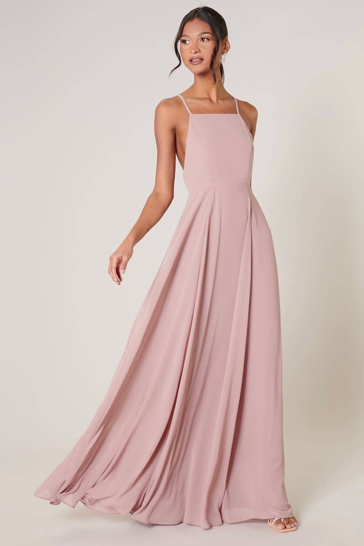 Divine High Neck Backless Maxi Dress