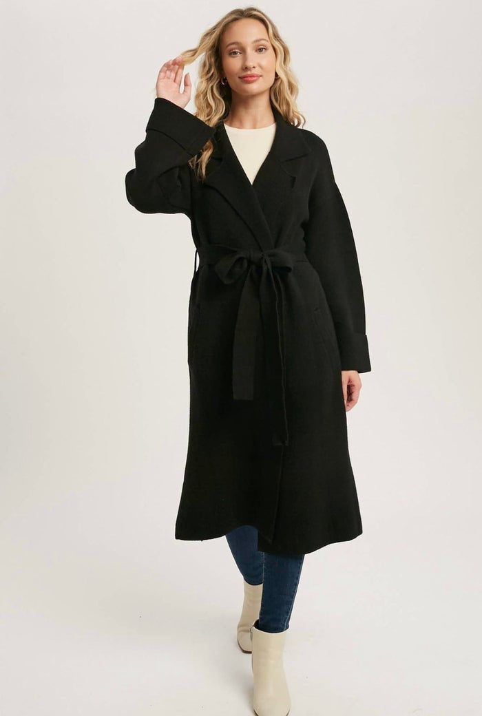 Manhattan knit trench