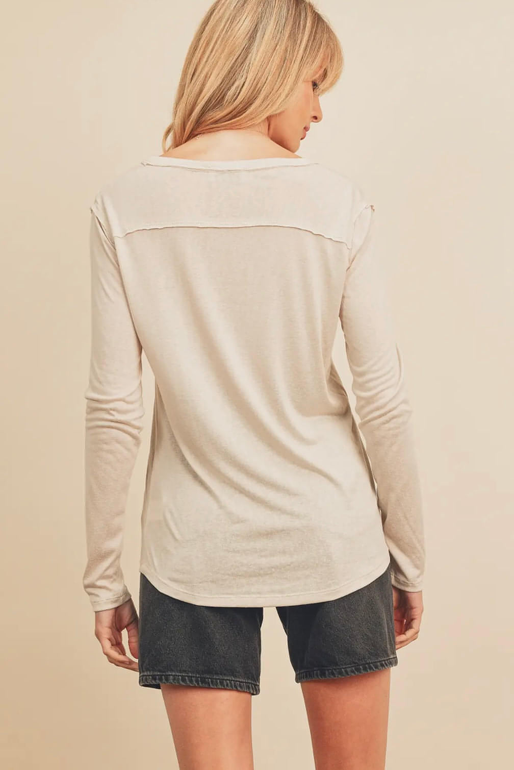 Soft Long Sleeve Pocket Tee