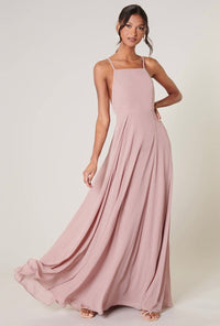 Divine High Neck Backless Maxi Dress