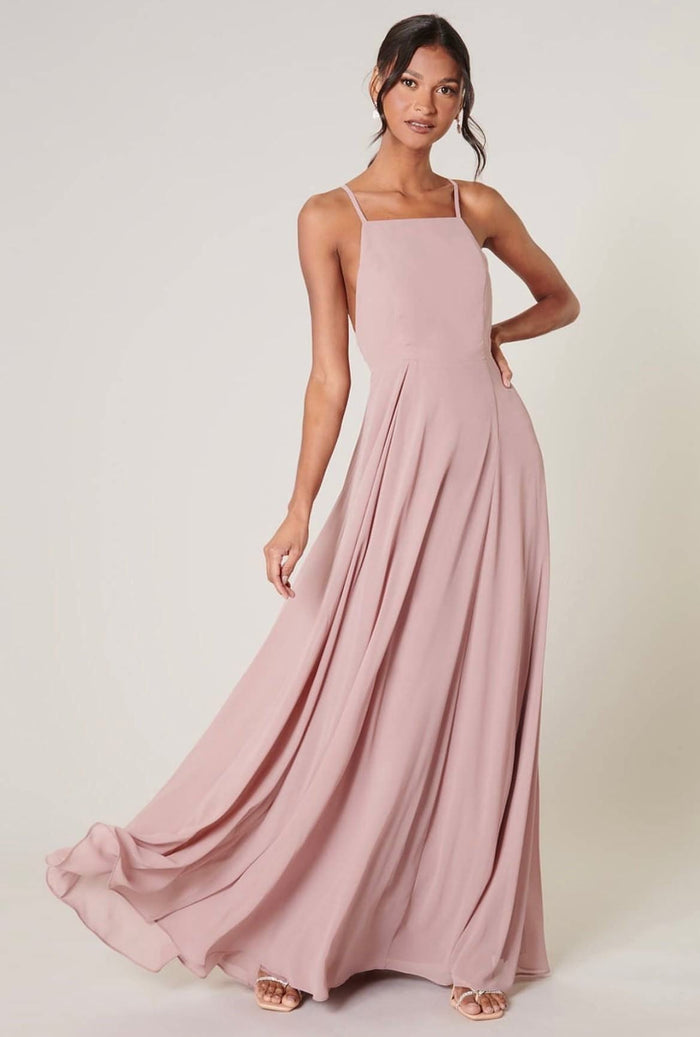Divine High Neck Backless Maxi Dress
