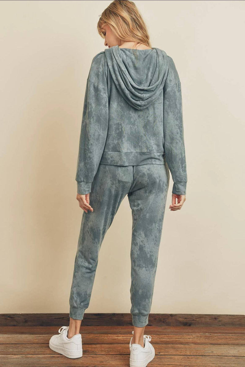 Maddy Tie-Dye Hoodie Sweat Set