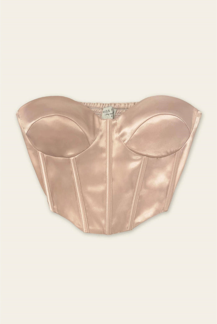 Satin Sweetheart Corset Top