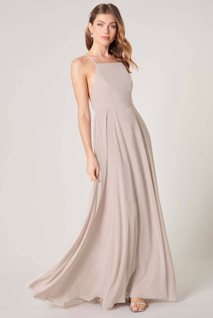 Divine High Neck Backless Maxi Dress