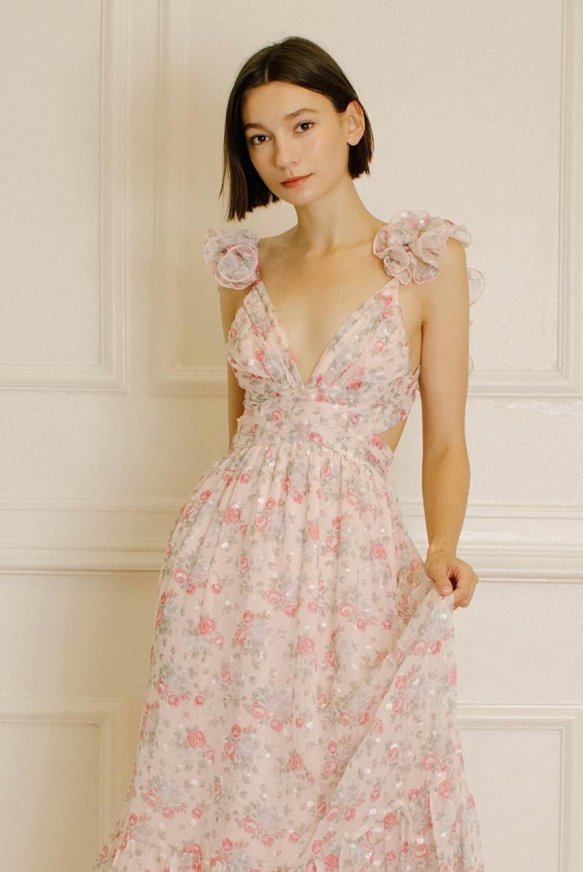 Veronica Floral Maxi Dress