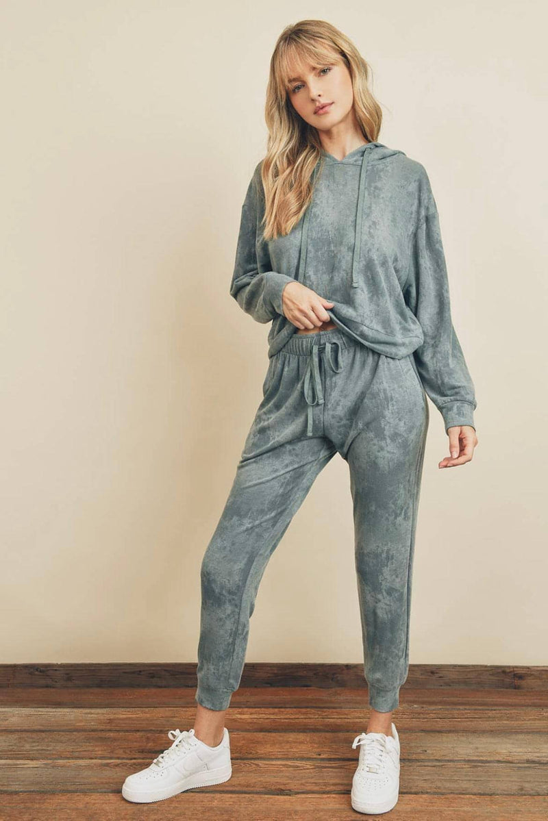 Maddy Tie-Dye Hoodie Sweat Set