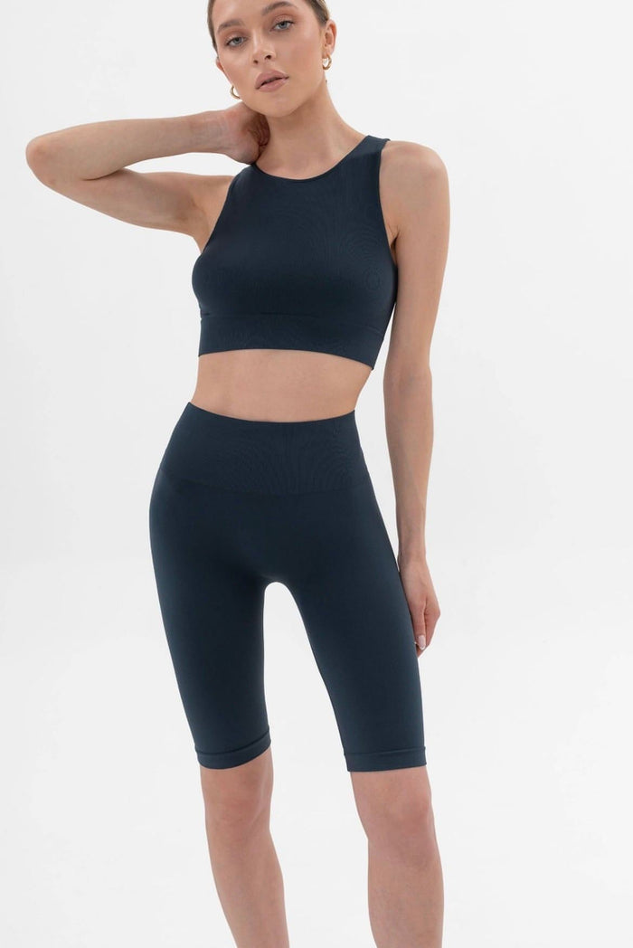 Camila High Neck Seamless Sports Bra